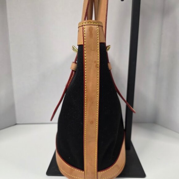 Dooney & Bourke Cabriolet Canvas and Leather Bucket Bag Vintage - Picture 3 of 16